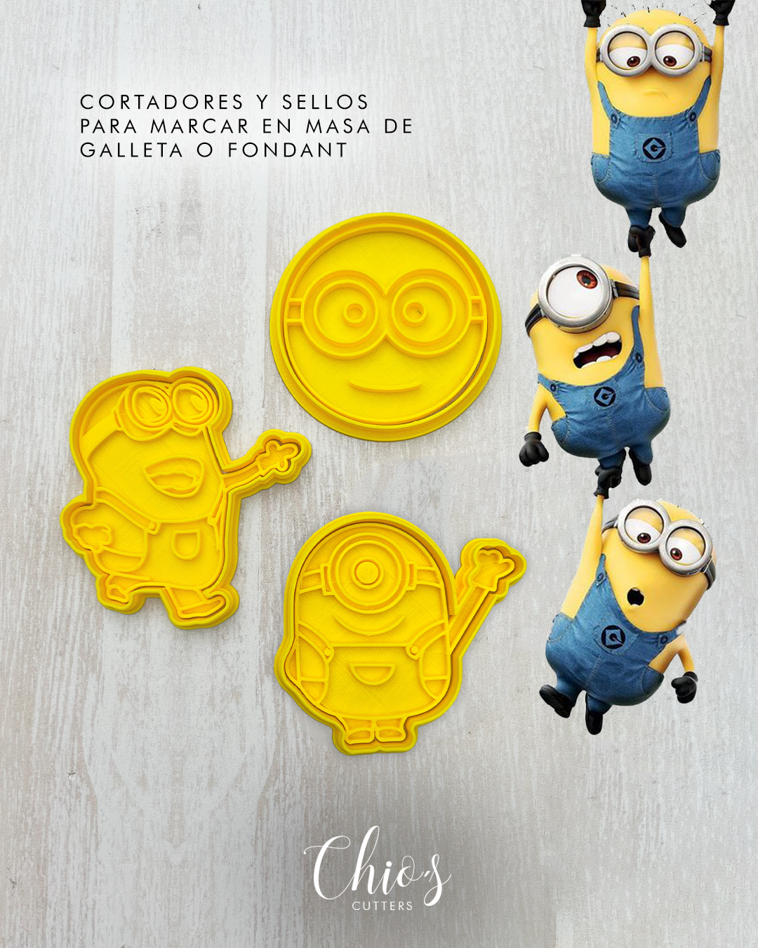 CHIOS CUTTERS cortadores de galletas, stencil, sellos acrilicos y productos para resposteria en Ecuador